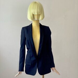 Stella McCartney Black V Neckline blazer Jacket 2/38